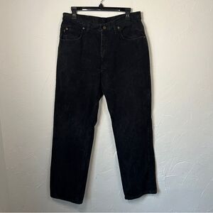 Vintage Red Kap Men's Black Jeans Light Acid Wash Size 34-32 Work Grunge Skater